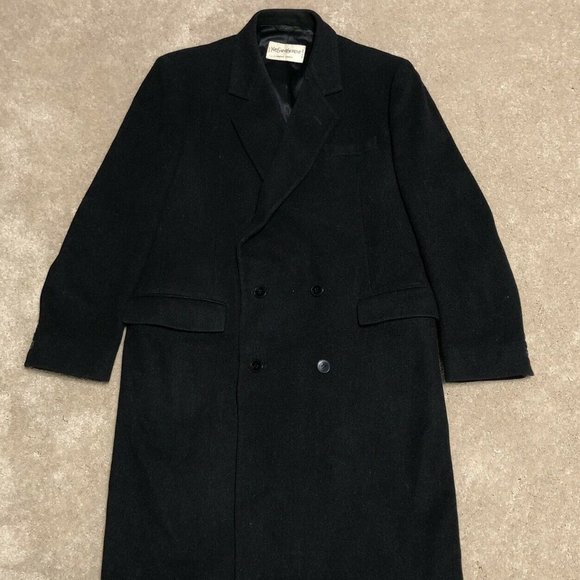 ysl coat mens